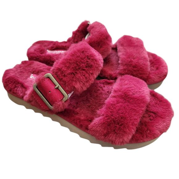 Kookaburra‎ By UGG Furr-ah Slide Sandals 7 Vine Comfort Cozycore - Picture 1 of 7